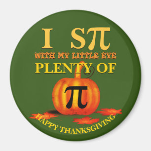 Imán Diversión I SPY PUMPKIN PIE Thankending Magnet