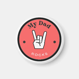 Imán ¡Diversión! Magnet - ¡Mi papá ROCKS!