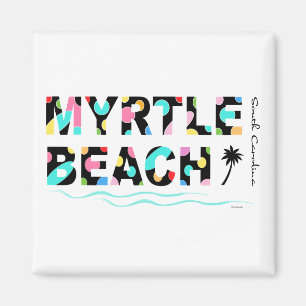 Imán Diversión Myrtle Beach, gráfico Guay del SC