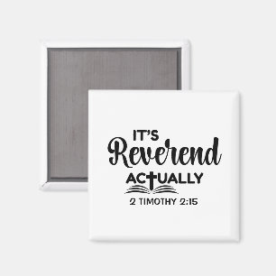 Imán Diversión Ordenación de Pastor ES REVERENDO REALME