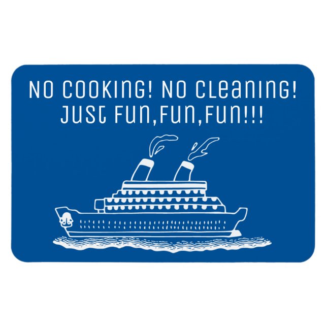 Imán Diversión Sin Cocina Cruceros Cabina Puerta Estatu (Horizontal)