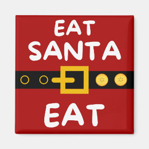 Imán Diverso Eat Santa Eat Magnet