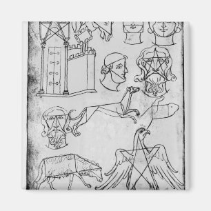 Imán Diversos dibujos de ms Fr 19093 fol.18v