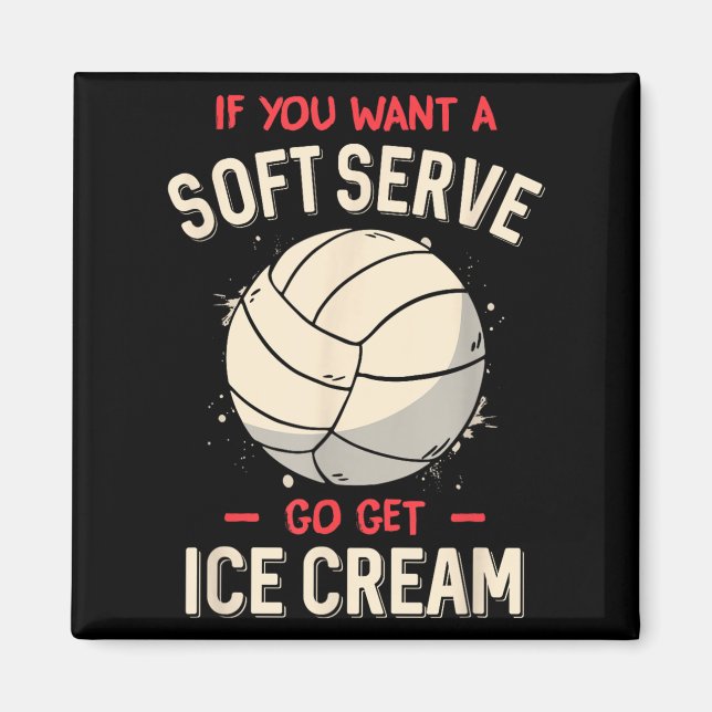 Imán Divertida Camisa De Voleibol Para Chicas Adolescen (Frente)