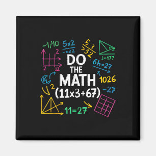 Imán Divertida ecuación matemática 67 100 días de escue