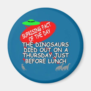 Imán Divertida extinción de dinosaurios