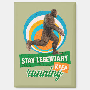 Imán Divertida Motivación para Correr de Bigfoot