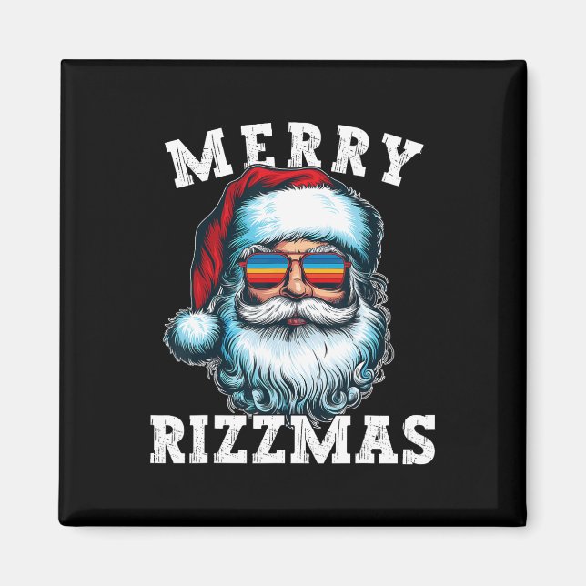 Imán Divertida Navidad Rizz Meme Feliz Rizzmas Para Mod (Frente)