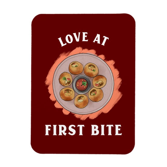 Imán divertida pani puri gol gappa (Vertical)