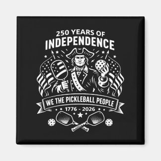Imán Divertidas Las Personas del Pickleball 250 Años US