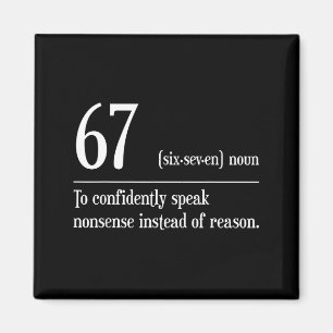 Imán Divertido 67 Definición El Significado De 67 Meme 
