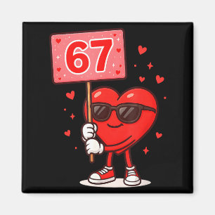 Imán Divertido 67 Meme Lindo Día de San Valentín Seis S