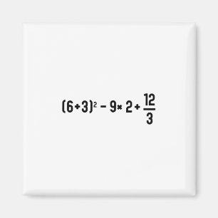 Imán Divertido 67 Meme Pemdas Profesor de Matemáticas E