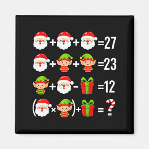 Imán Divertido 67 Meme Santa Profesor de Matemáticas Na