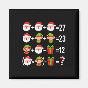 Imán Divertido 67 Meme Santa Profesor de Matemáticas Na