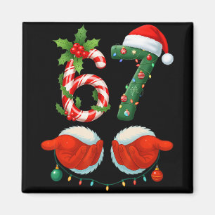 Imán Divertido 67 Navidad 6 7 Meme Pijama Fiesta Gen Al