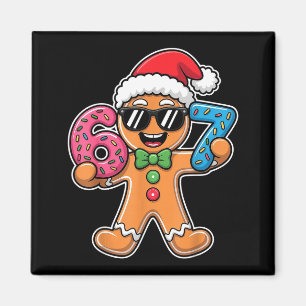 Imán Divertido 67 Navidad Seis Siete Meme Xmas Pan de J