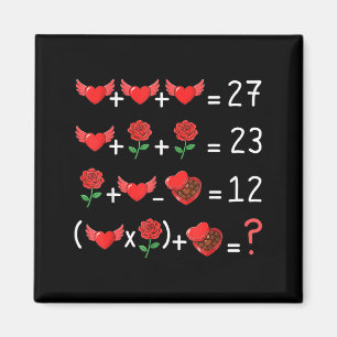 Imán Divertido 67 Profesor de Matemáticas San Valentín