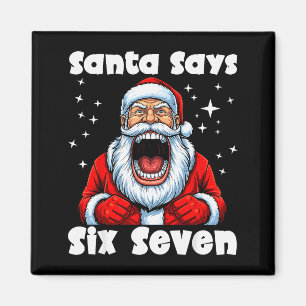 Imán Divertido 6 7 Meme Boca Grande Chico Santa Claus D