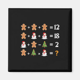 Imán Divertido 6 7 Meme Navidad Orden de Operaciones Ma