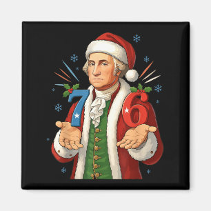 Imán Divertido 7-6 6-7 George Washington Santa 67 Meme