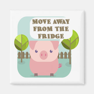 Imán Divertido alejamiento del cerdo frigorífico