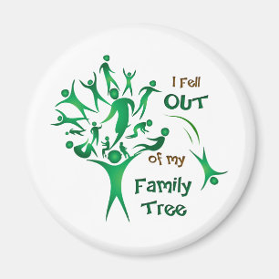 Imán Divertido árbol familiar