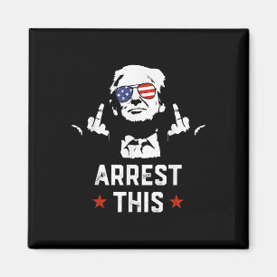 Imán Divertido arresto de Trump en medio de Donald Trum
