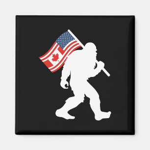 Imán Divertido Bigfoot Canadá El estado 51 Trump Canadá