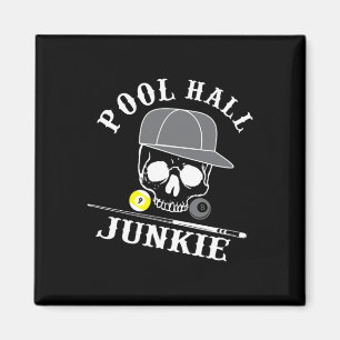 Imán Divertido Billiards Pool Hall Junkie Para Los Juga