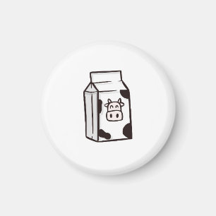 Imán divertido, caja de cartón de vaca, caja de ca