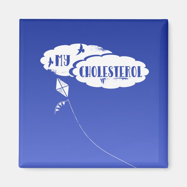 Imán Divertido colesterol alto (Frente)