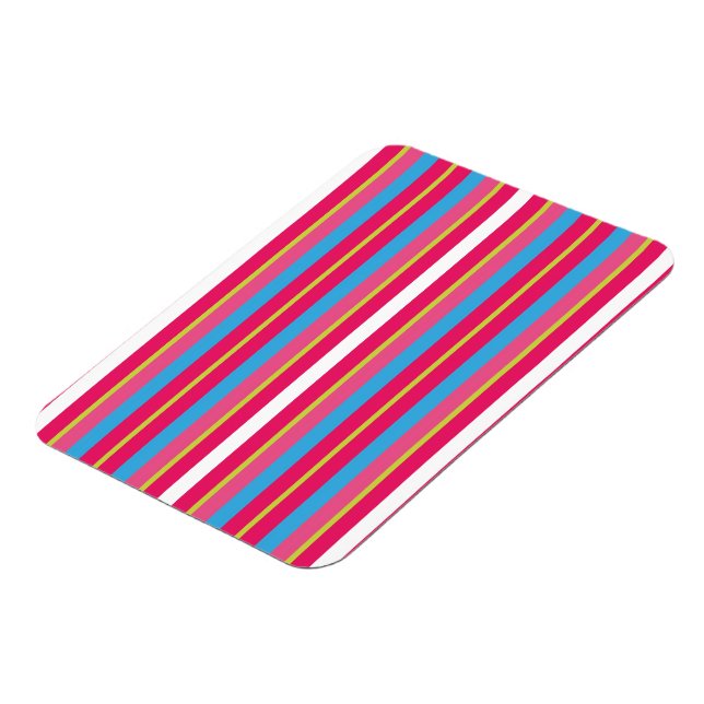 Imán Divertido colorido Multi Stripes (Lado Izquierdo)