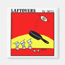 Imán divertido con huevos de gimnasta