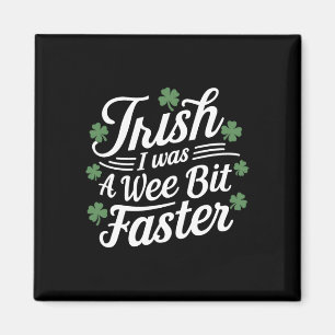 Imán Divertido Corriendo El Irlandés Del Día De Los Sta