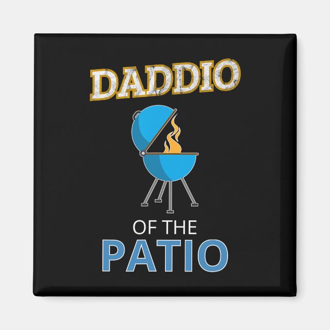 Imán Divertido Daddio Del Día De Los Padres Del Patio B (Frente)