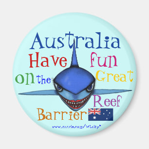 Imán divertido de Australia la gran barrera de