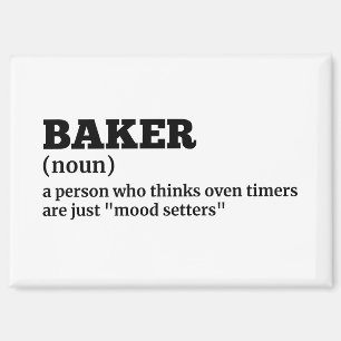 Imán divertido de definición de Baking