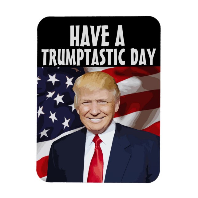 IMÁN DIVERTIDO DE DONALD TRUMP (Vertical)