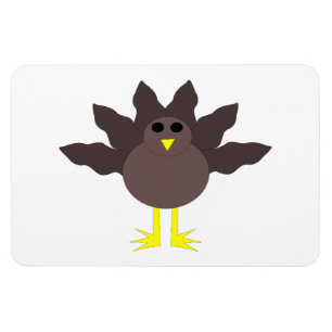 Imán divertido de pavo de Acción de Gracias