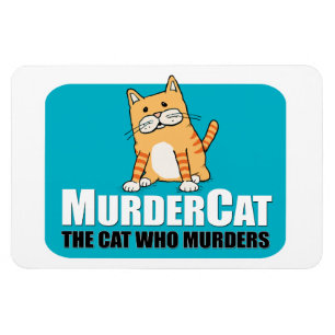 Imán divertido del gato del asesinato