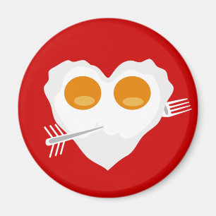 Imán divertido del personalizado del corazón del
