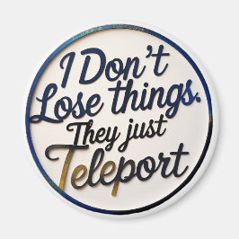 Imán divertido del TDAH - Humor neurodivergente, Q