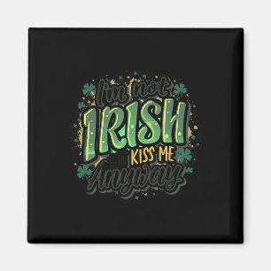 Imán Divertido Día de San Patrón No soy irlandés sino q