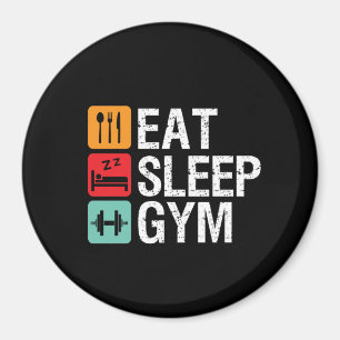 Imán Divertido ejercicio de fitness ejercicio de sueño 