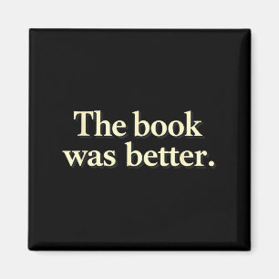 Imán Divertido el libro fue mejor para bibliófilos aman