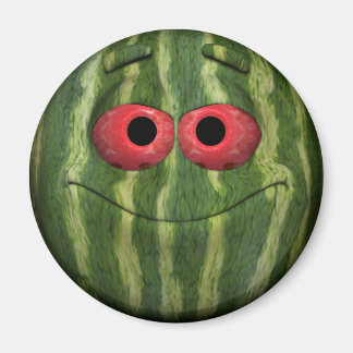 Imán Divertido emoticono de sandía