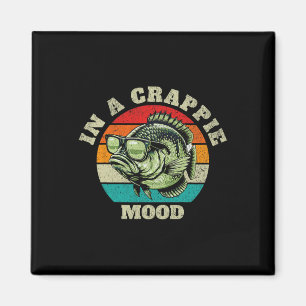 Imán Divertido en un estado de ánimo de Crappie Retro P