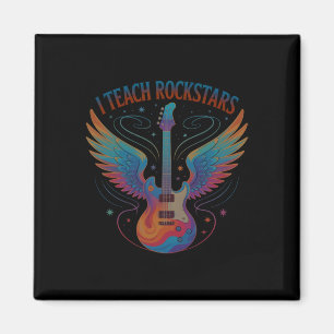 Imán Divertido Enseño a Estrellas de Rock Profesor Equi