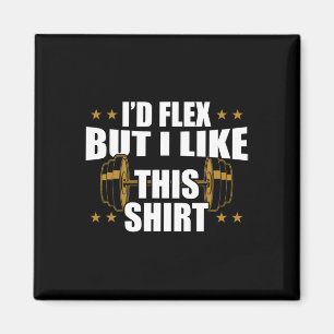 Imán Divertido entrenamiento de gimnasio - Me Flex pero